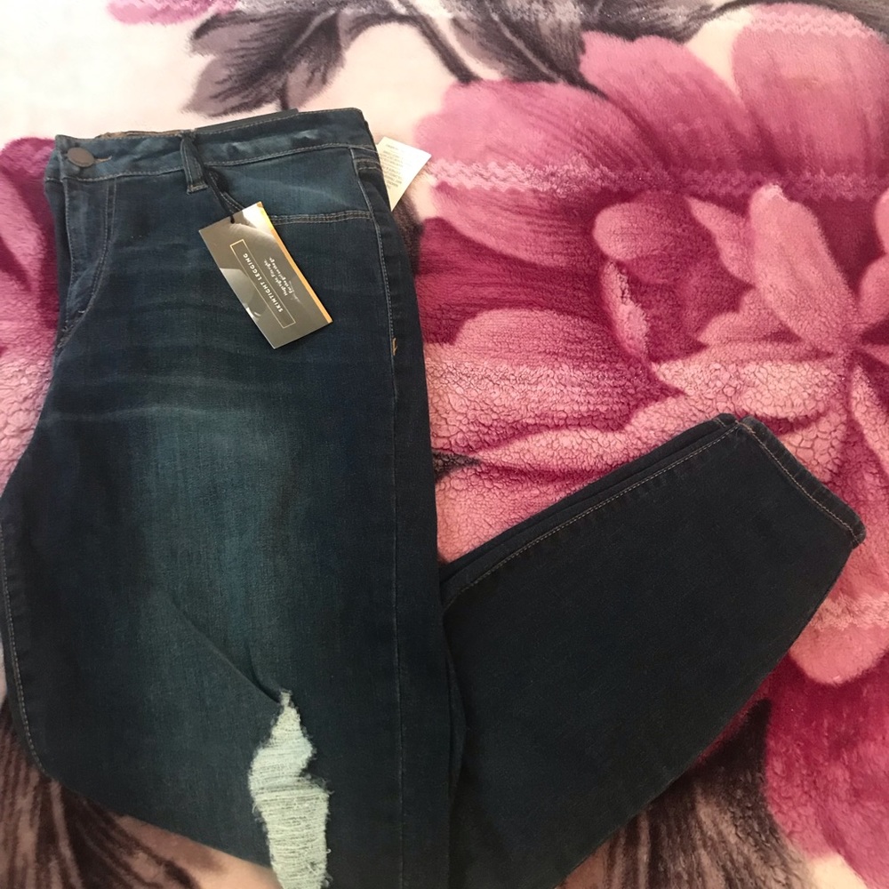 Plus size skintight jeans